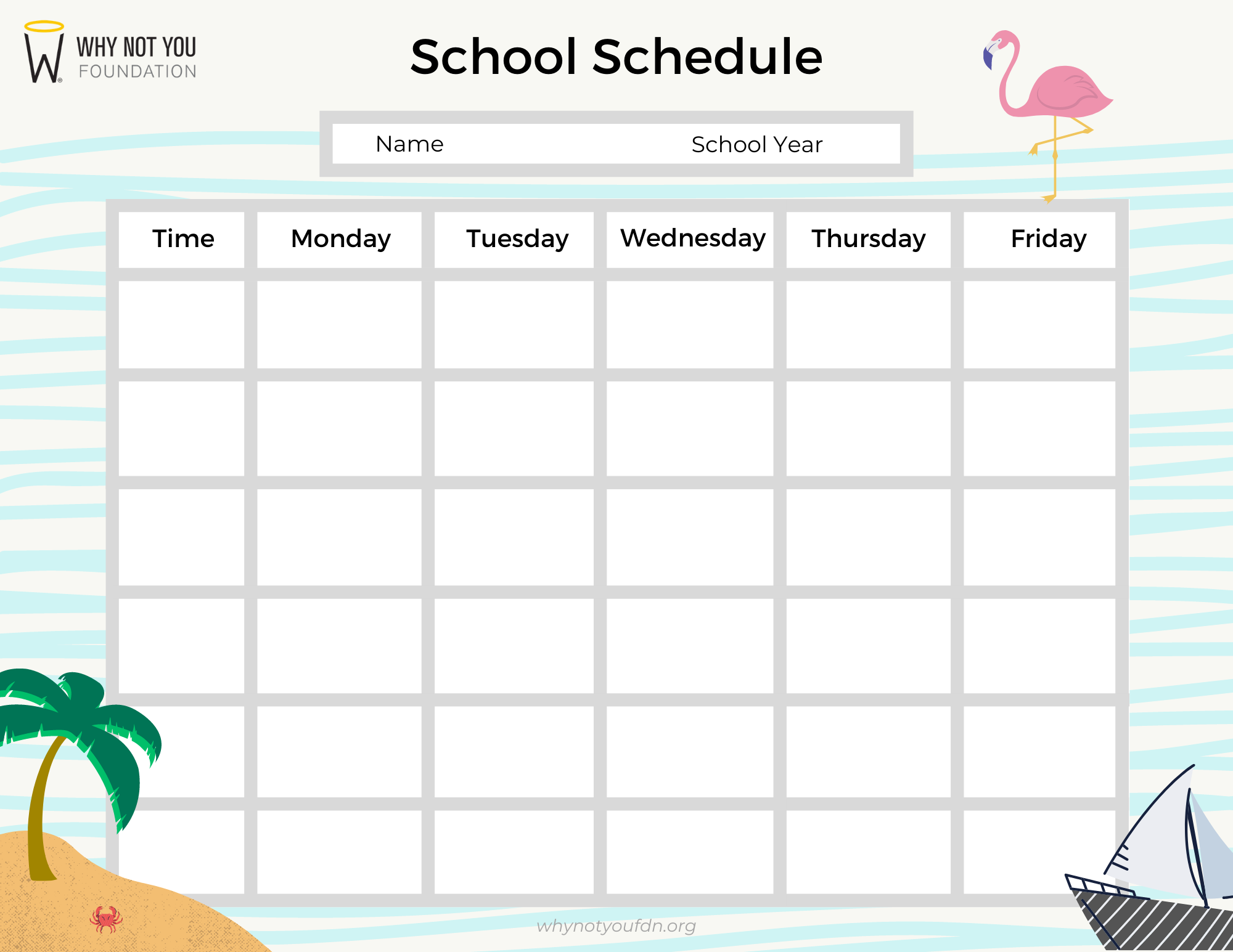 distance-learning-free-downloadable-schedule-templates-why-not-you-foundation