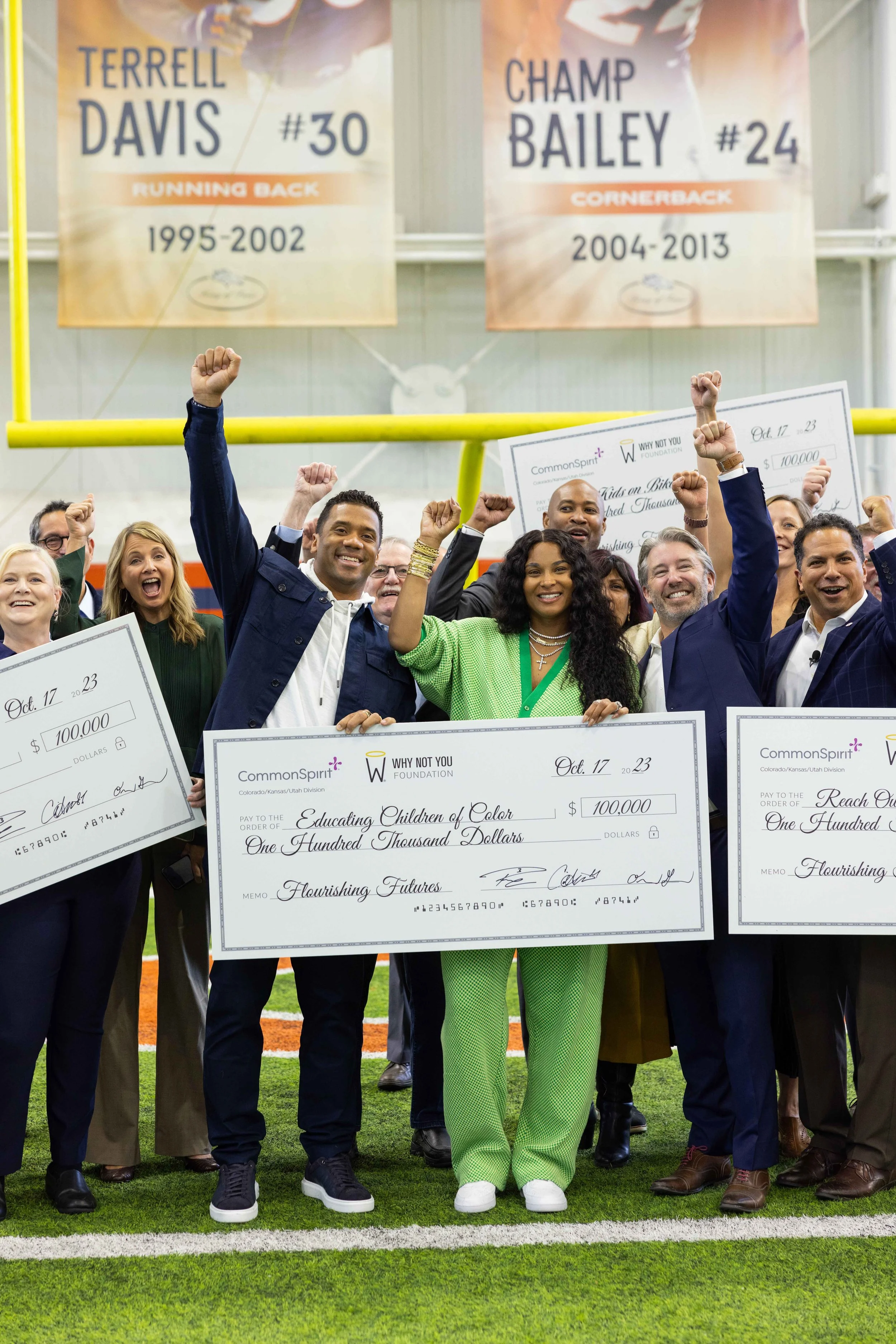 CommonSpirit Health and Russell Wilson & Ciara’s Why Not You Foundation Award $1 Million in Grants