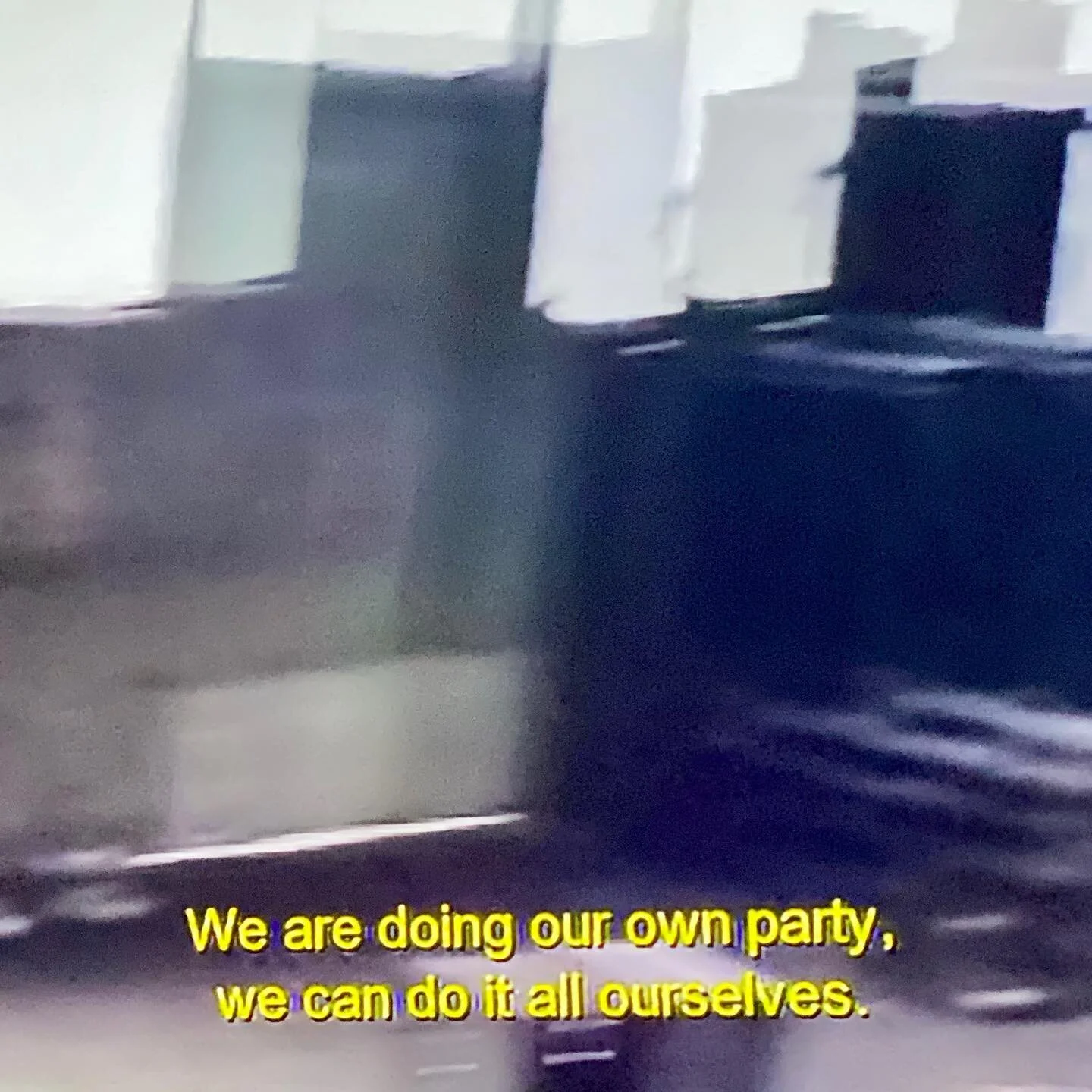 The DJ found an escape hatch under the Red Bull mini fridge and crawled into another dimension. Meanwhile the audience is still trying to find their first clue.