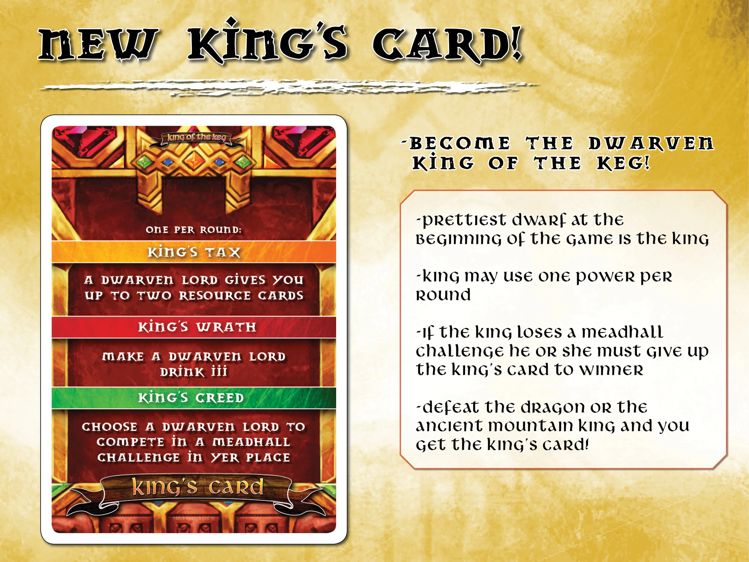 KING OF THE KEG — Table LLC