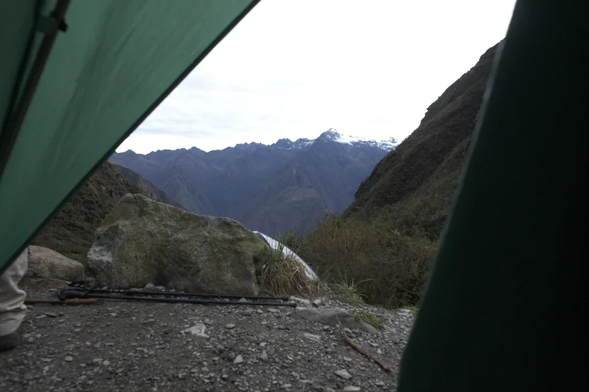 View from my Tent (2nd campsite)