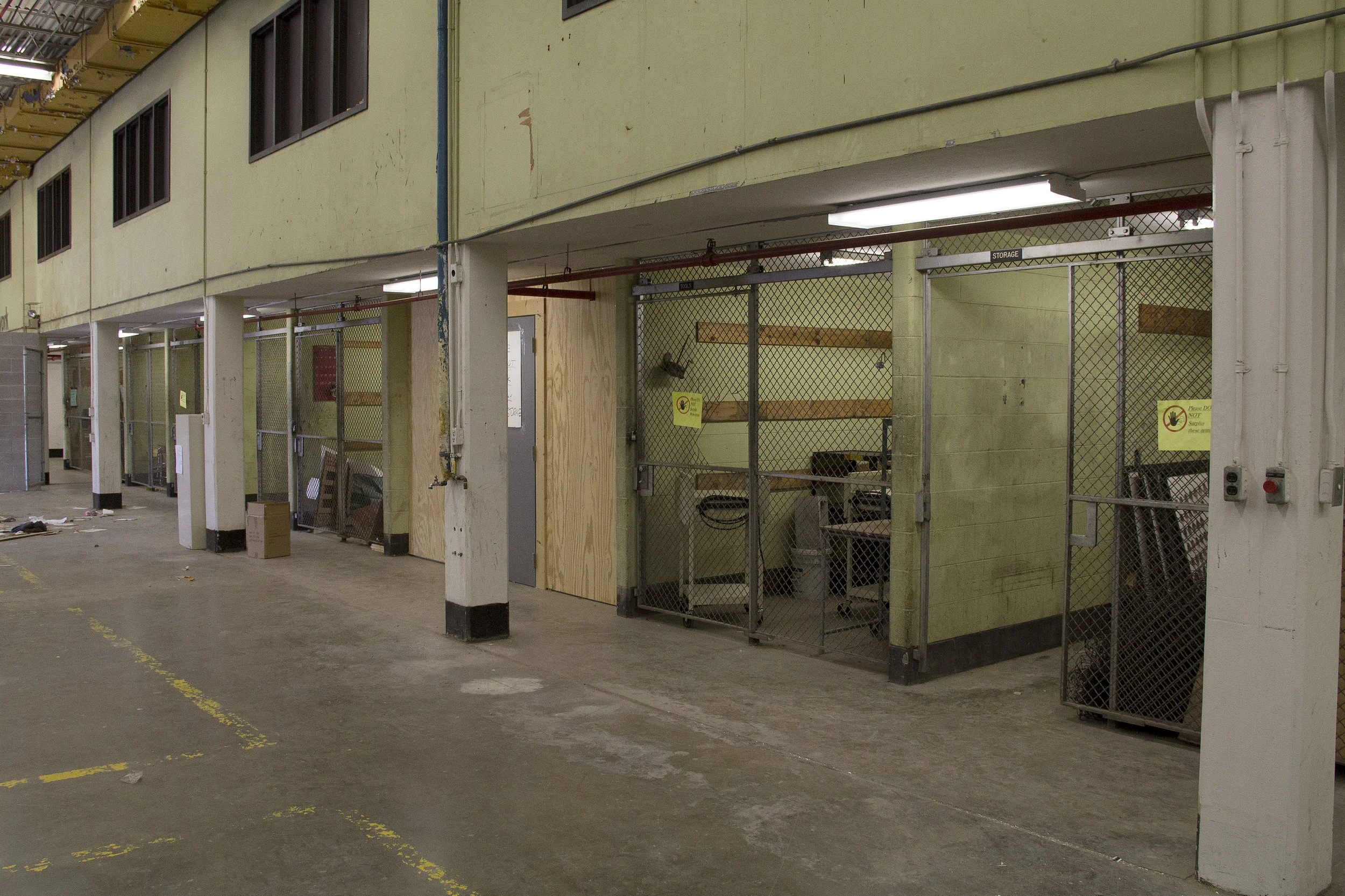 BEFORE | CLASSROOM STORAGE CAGES