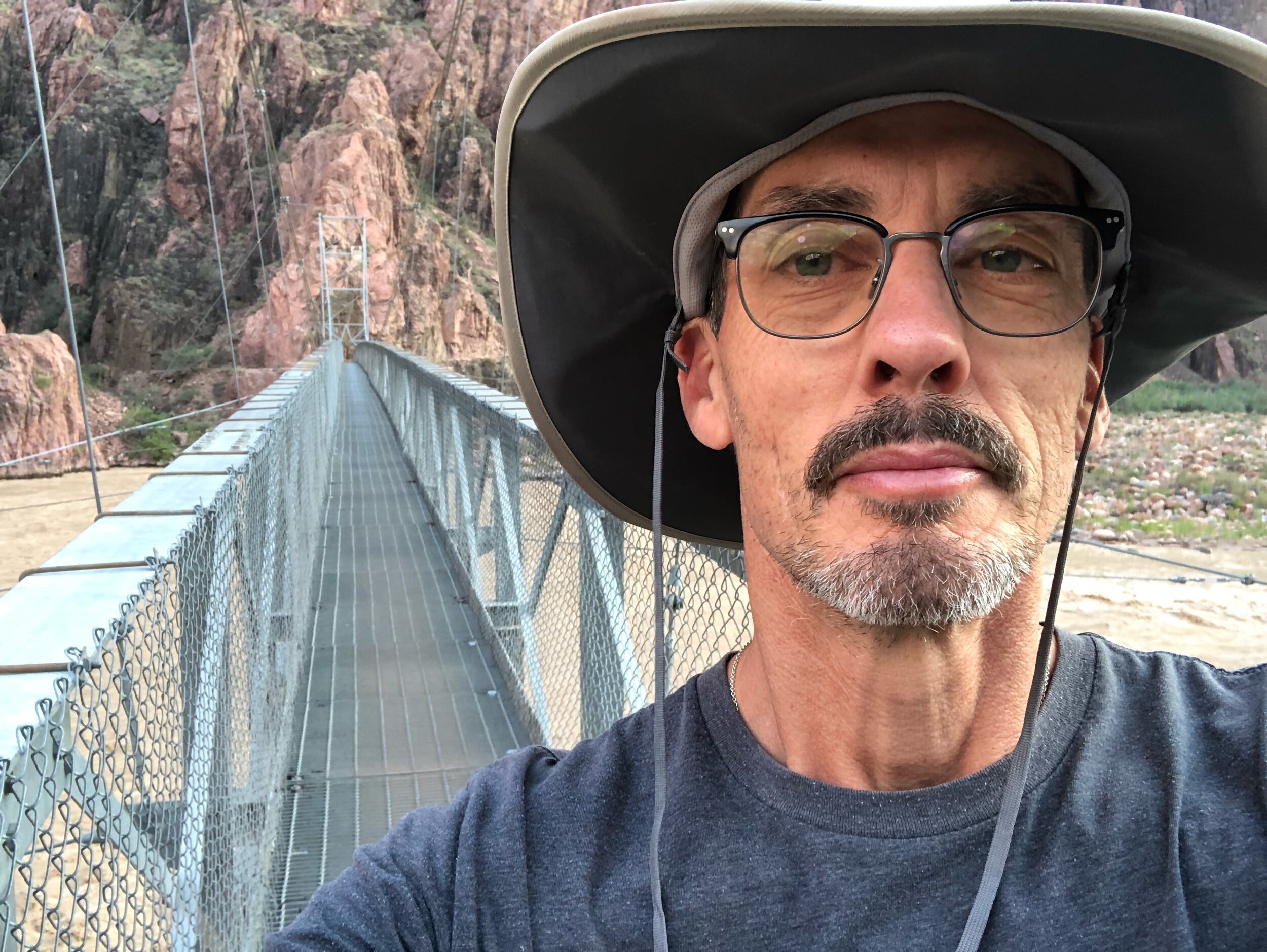 A Steve selfie at Silver Bridge.