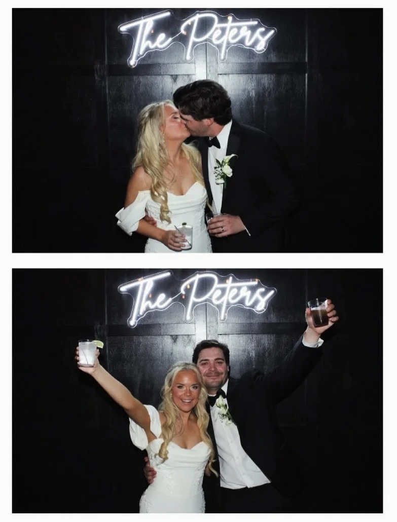 Say hello to The Peters✨
@saylorpetersss @spencer_peters12 

Venue: @themillandmine @themillandmine_events 

#photobooth #wedding #weddingphotos #weddingfavors #knoxville