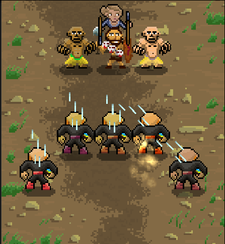 Healers like the clergyman don't make good frontline units due to thier low health.