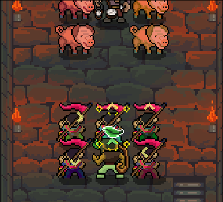 The Drummer boy has a high critical chance, so he can do a lot of damage with the right equipment.