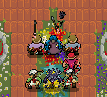 The Cardinal can buff the attack of two units above and below him. It is also possible to have a Cardinal that buffs the units to the left and right of him.