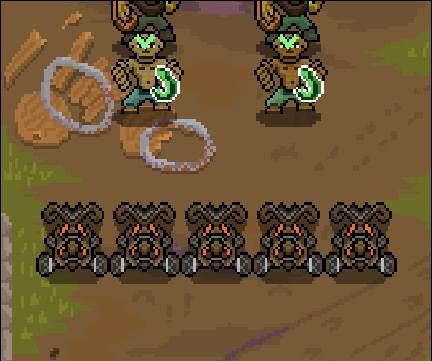 The battering ram has been cleaned up as well. The attack is more snappy than before. The battering ram needs to be flicked forward to attack.