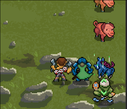 The aggro star makes it much easier to combo with melee units because it tells you exactly when to switch a unit.