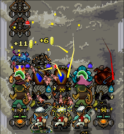 I was also able to draw a new backround and object to smash through. The room of bones and the bone pile are now in the game.