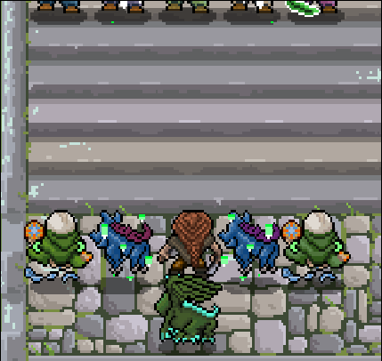 I worked on the legendary dragon VFX this week. The dragon hits the row in front of him with a fire attack. If the targets are allies they get a short buff that gives them attack and attack speed. If they are enemies they take the dragons weapon damage.