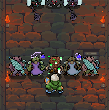 I added this health bar chunking animation to the game this week! I feel like it really highlights what the units current health is and how much damage they are taking without cloging up the screen with a bunch of numbers.