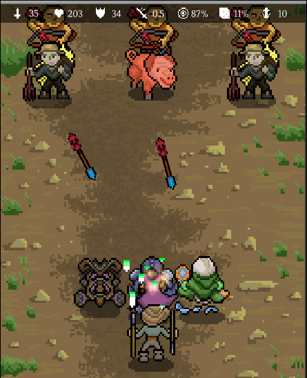I created a little status bar at the top of the screen during game-play. It allows you to see all the stats of whatever unit you just clicked on be it enemy or ally.