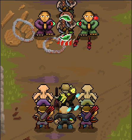 Kiril also polished all of the units I am using here on the bottom. He gave them all proper keys so they could color change correctly, He also modified the way they all walk while they are attacking, and a thousand other minor fixes that only we would notice, but we feel that it is important to make things as clean as we can!