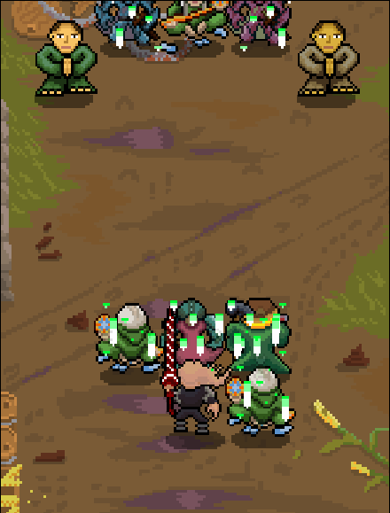 In this fight, it was important to kite the enemies coming down with the lance man. After that I formed my army into a pyramid, this serves two functions. First stepping the knight into the middle separates the healer. Then letting the friars walk down a one more space on the side keeps them from giving the knights an attack buff.