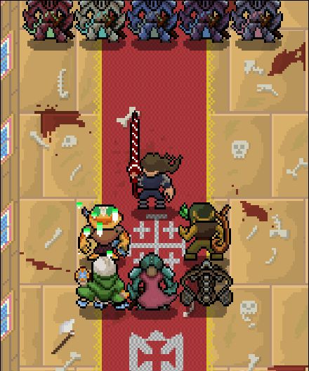This situation I actually didn’t handle very well, because I let my healer die at the end. I was able to break the knight wall with my knight and get Wallace in there for a side slam, but I failed to pay attention to my healer. I was late running over there with my knight so she died.
