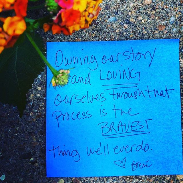 THIS. Definitely working on it. Thank you, Brene.
Link to my story in BIO. #healinghashimotos 
#Repost @brenebrown
・・・
The bad news: Self-love is subversive in our culture. This process has to be a disciplined, daily practice. 
The good news: We can 