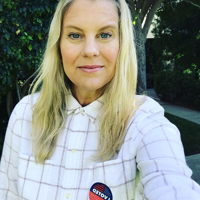 Proud to have voted...for myself, my girls, and for all those who have lived before me and didn&rsquo;t have the right to do so. Make your voice heard today. &hearts;️🇺🇸 #iamavoter
