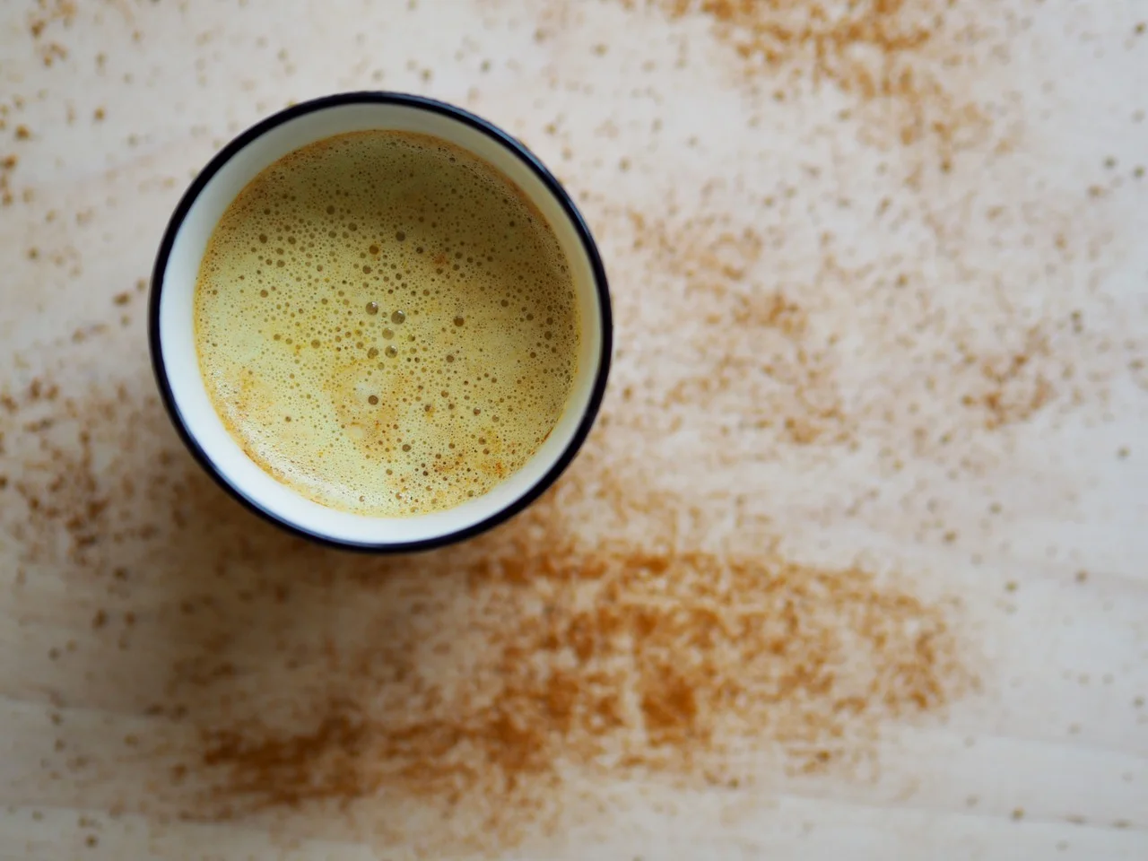 A homemade turmeric latte is an anti-inflammatory drink that can promote a healthy gut