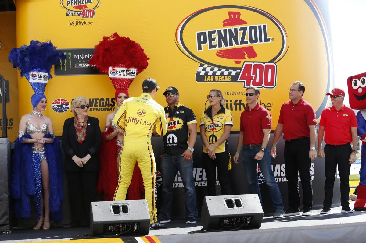 Representative Onstage During Driver Introductions