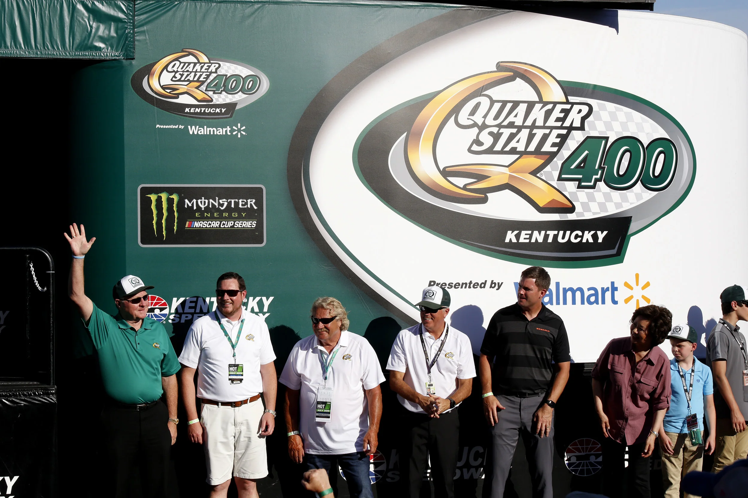 Representative Onstage During Driver Introductions