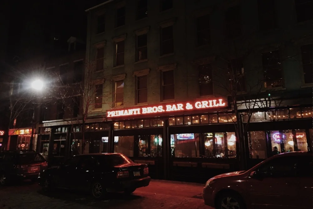 We were told it would be sinful not to eat a Primanti Bros. sandwich while we were in town ...