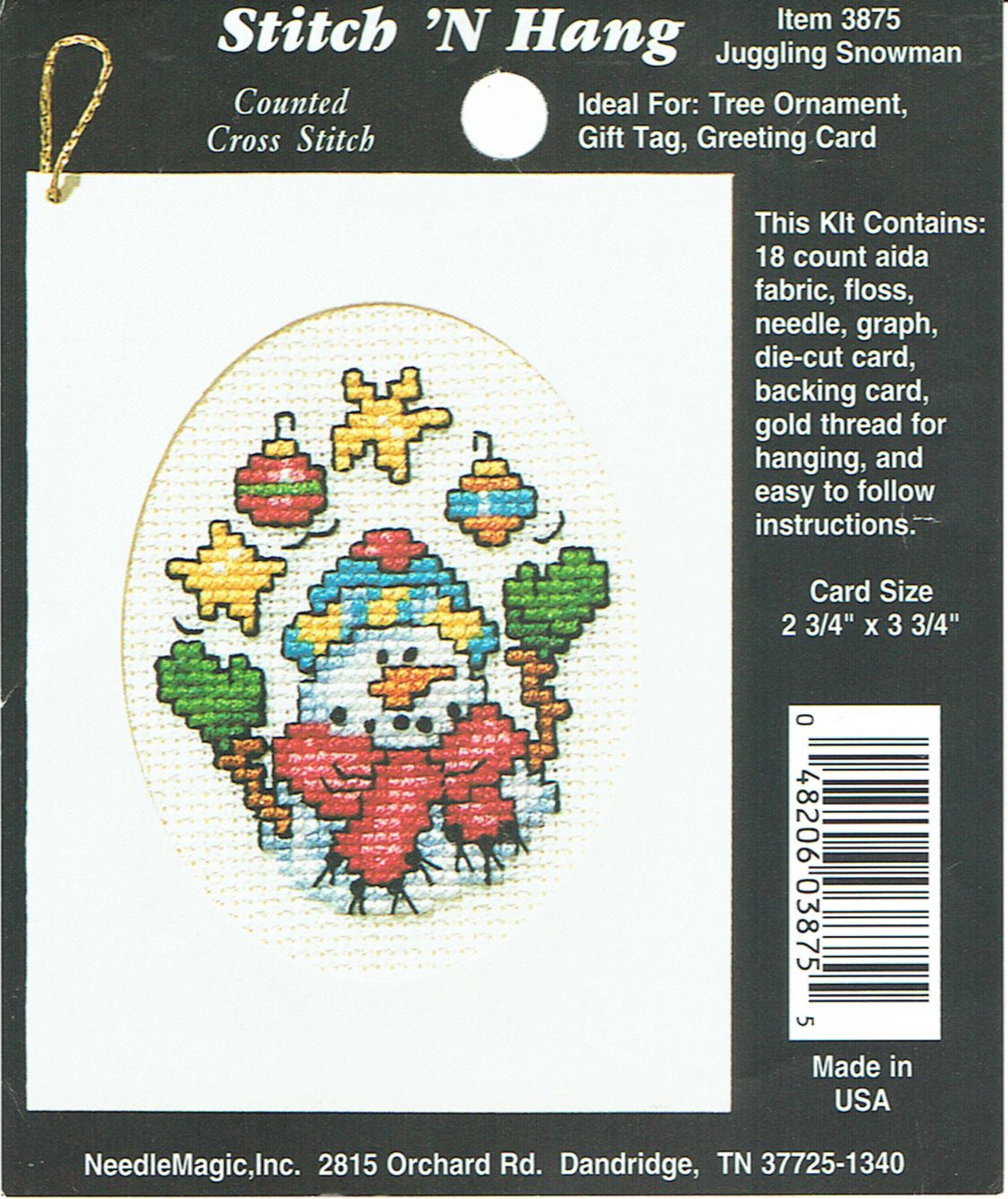 NeedleMagic - 3875 Juggling Snowman