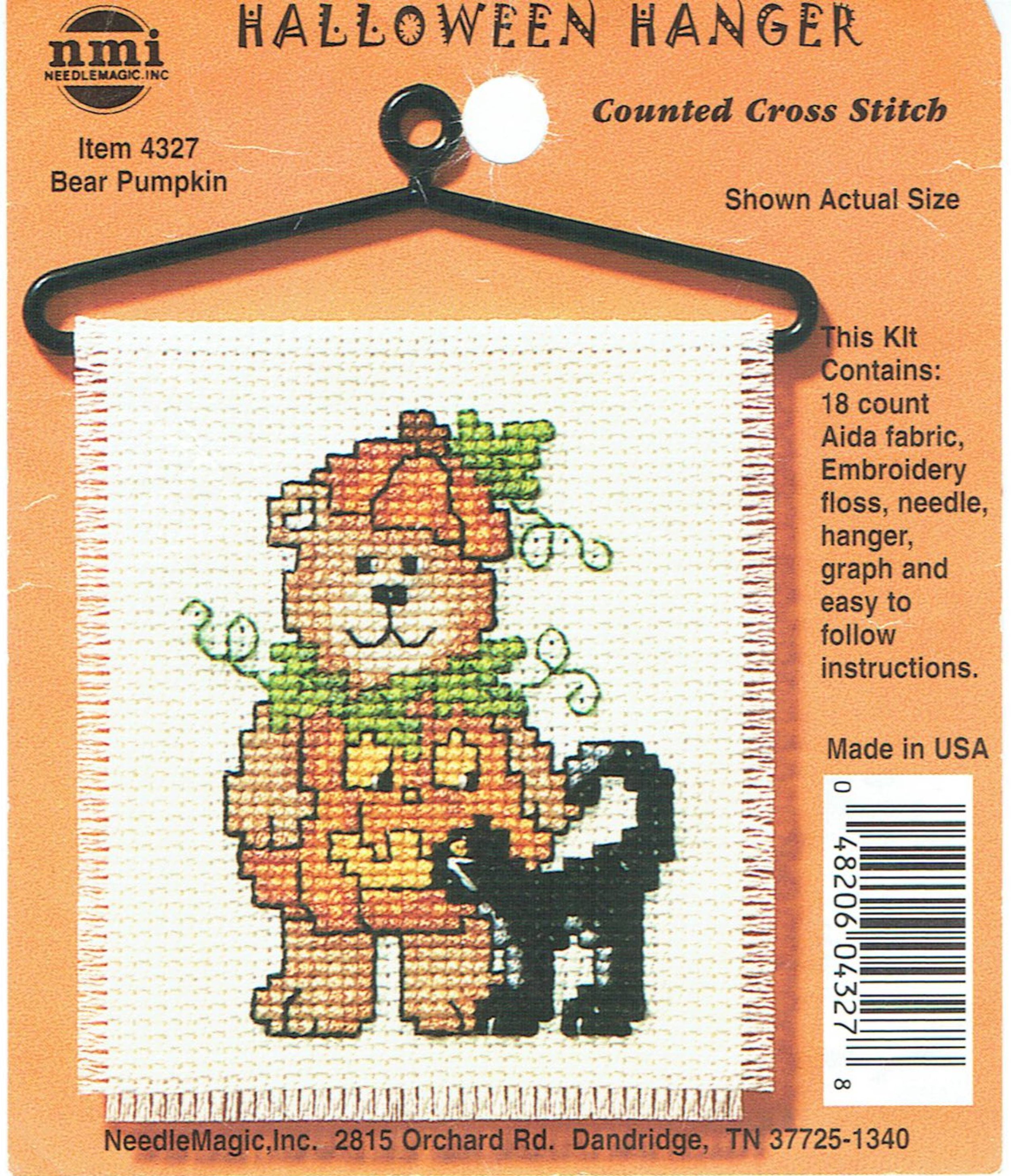 NeedleMagic - 4327 Bear Pumpkin