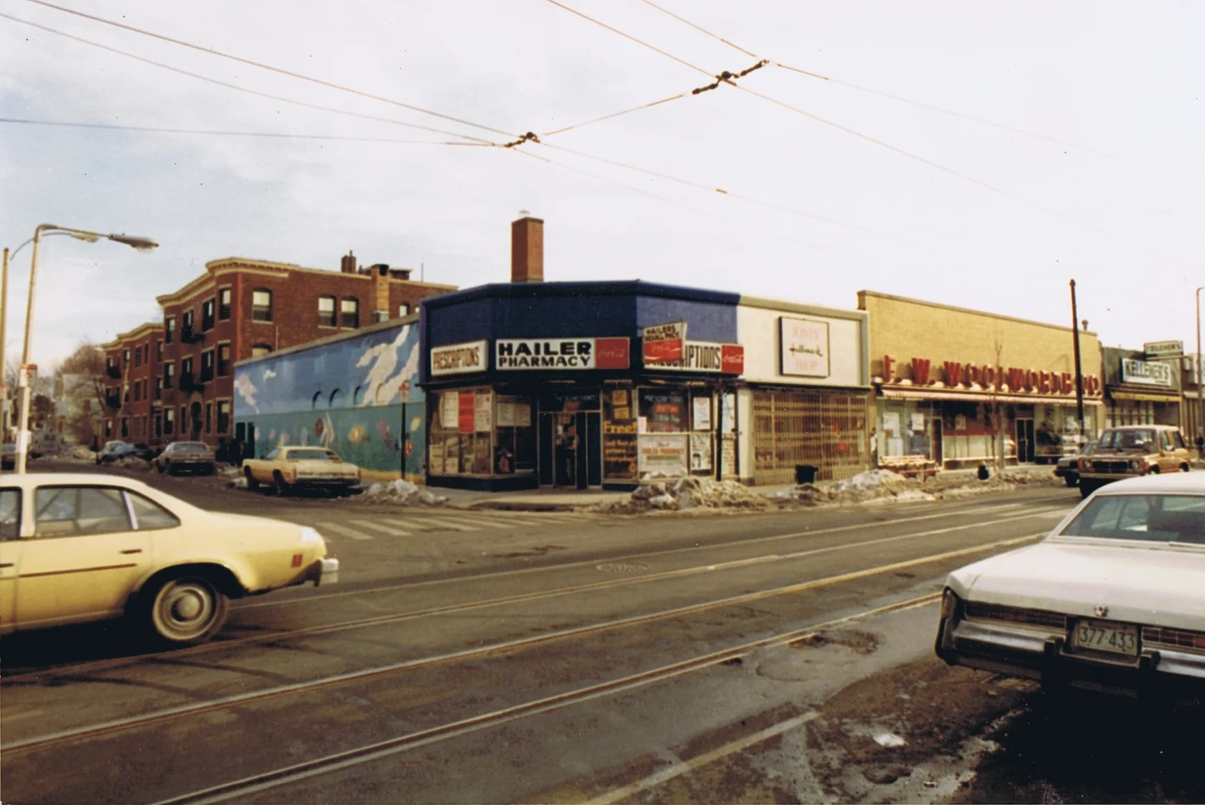 Hailer’s Pharmacy at 674 Centre St., 1993. Image taken by Stavros Frantzis and are provided courtesy of Stavros Frantzis.