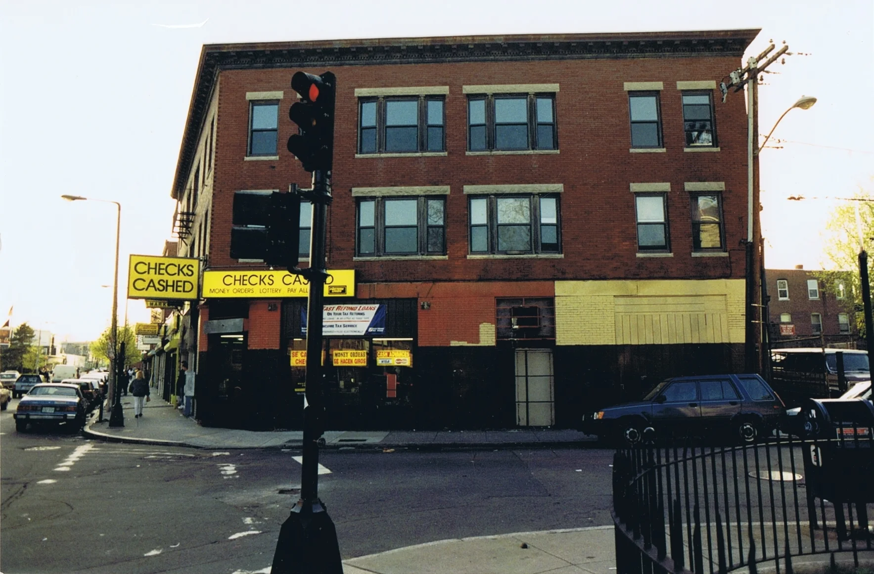 Checks Cashed, 369 Centre St. at Creighton St., 1993