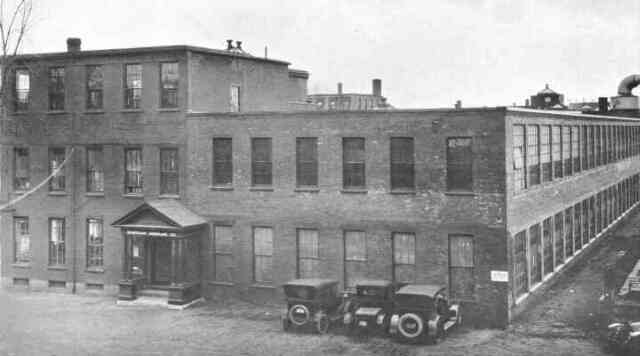 The Sturtevant manufacturing plant on Amory St. between Williams and Green Streets. From the 1919 Aircraft Year Book, Aircraft Manufacturers Association Inc. Courtesy of Vincent Tocco.