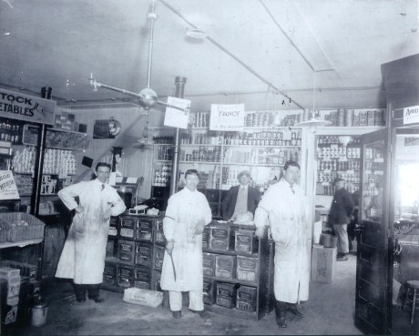  The Patterson family store selling groceries on Jamaica St. Photograph courtesy of the Patterson family. A higher resolution version of this photograph is  available . 