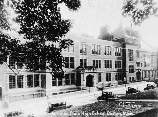 Jamaica Plain High School, 76 Elm St. 1910.