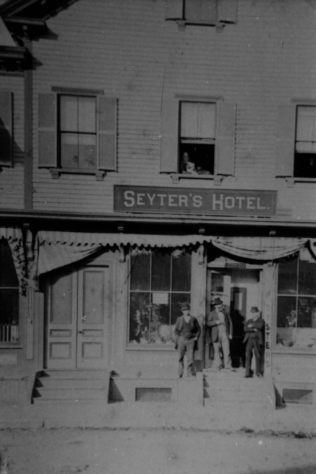  Exterior of Seyter Hotel located in the vicinity of Boylston Station, Jamaica Plain.&nbsp; Photograph courtesy of Emy Thomas. Higher resolution versions of photographs in this set are  available . 