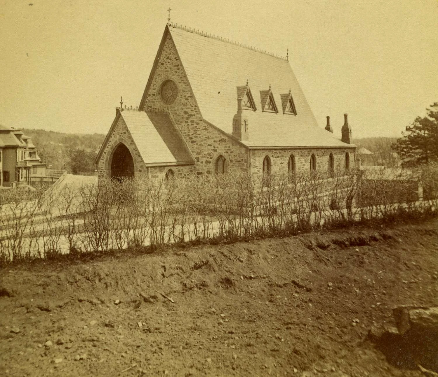 The former Methodist Church at the corner of Elm and Newbern Street. Courtesy of Greg French.