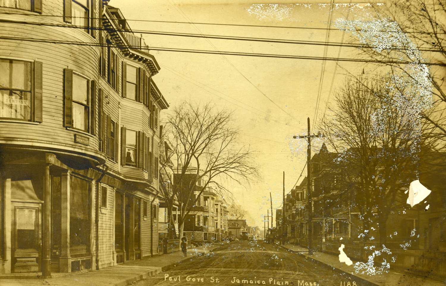 Paul Gore Street as seen from the corner of Centre Street. Courtesy of Greg French.