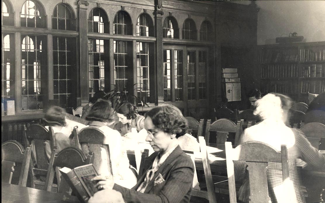  Boston Public Library Connolly Branch Reading Room, ca. 1935  