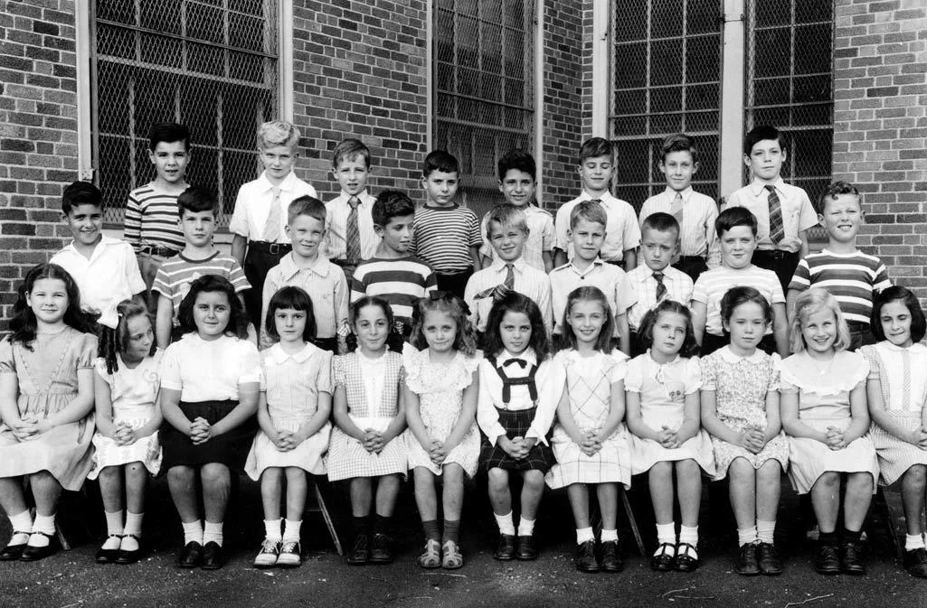 Third grade class of Miss Shea at the Mary E. Curley Primary School in 1947. Photograph provided courtesy of Paul B. Gill, Jr. A high-resolution file of this photo can be downloaded here .