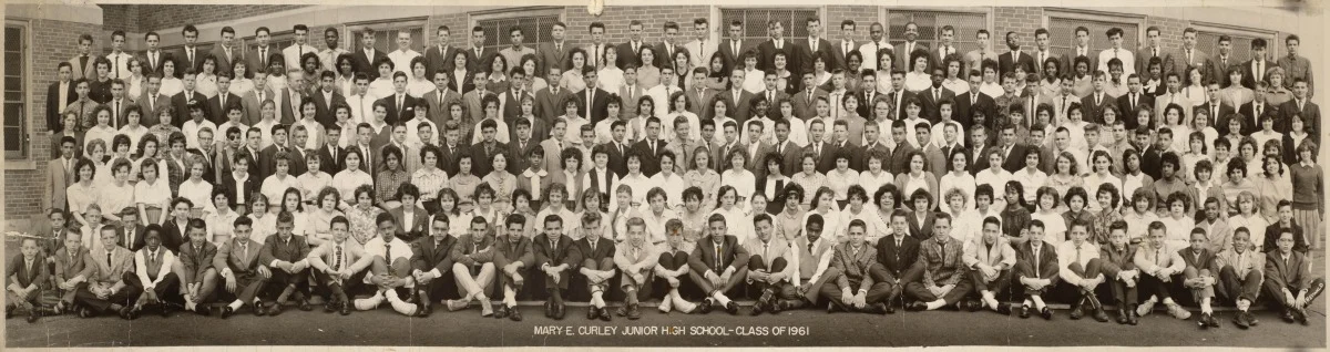 Mary E. Curley class of 1961. Photograph courtesy of Daniel Fagan.A high-resolution version of this image can be downloaded here . 