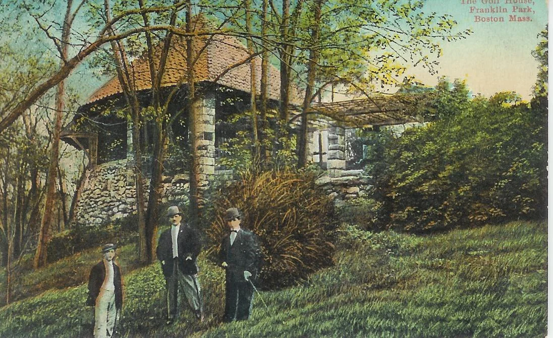 Rear of Golf House, Franklin Park, ca. 1900
