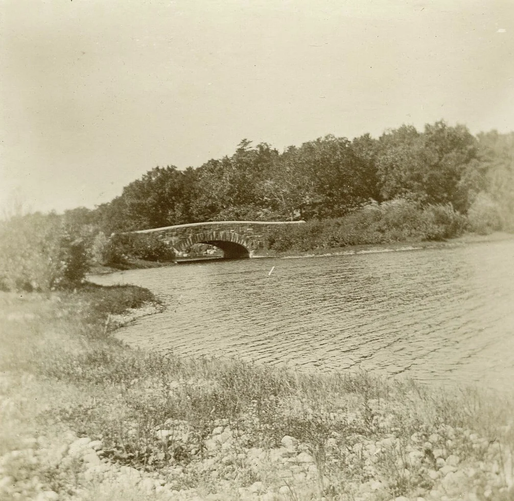 Scarborough Pond Carriage Bridge in Franklin Park. Photograph courtesy of Greg French. Download