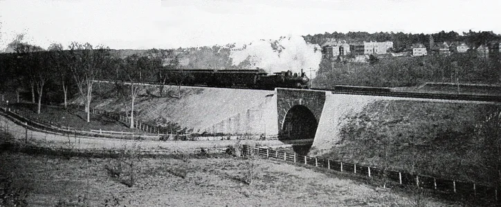 The Bussey bridge. See Bussey Bridge Train Disaster . From a postcard published by the Metropolitan News Company, Boston. Download