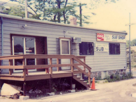 Fran and Pat's Sub Shop served lunch to a steady stream of blue collar workers in the area from its home in a trailer off Amory Street between Green and Cornwall Streets. Although no longer in business, the small building that onced housed the estab