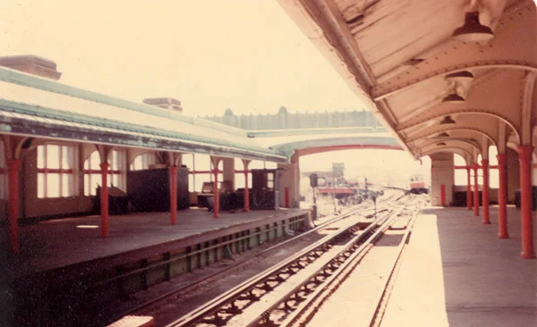Forest Hills Station on the old elevated Orange Line.
