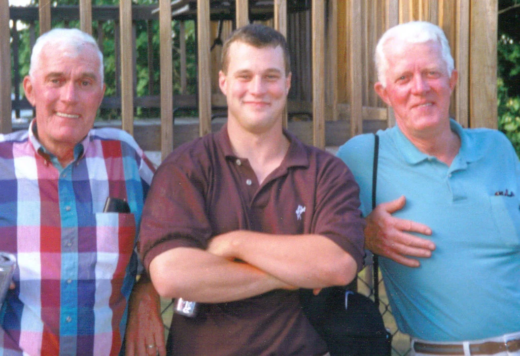 The Tighe Boys. Uncle Frannie, Jack and Dad John.