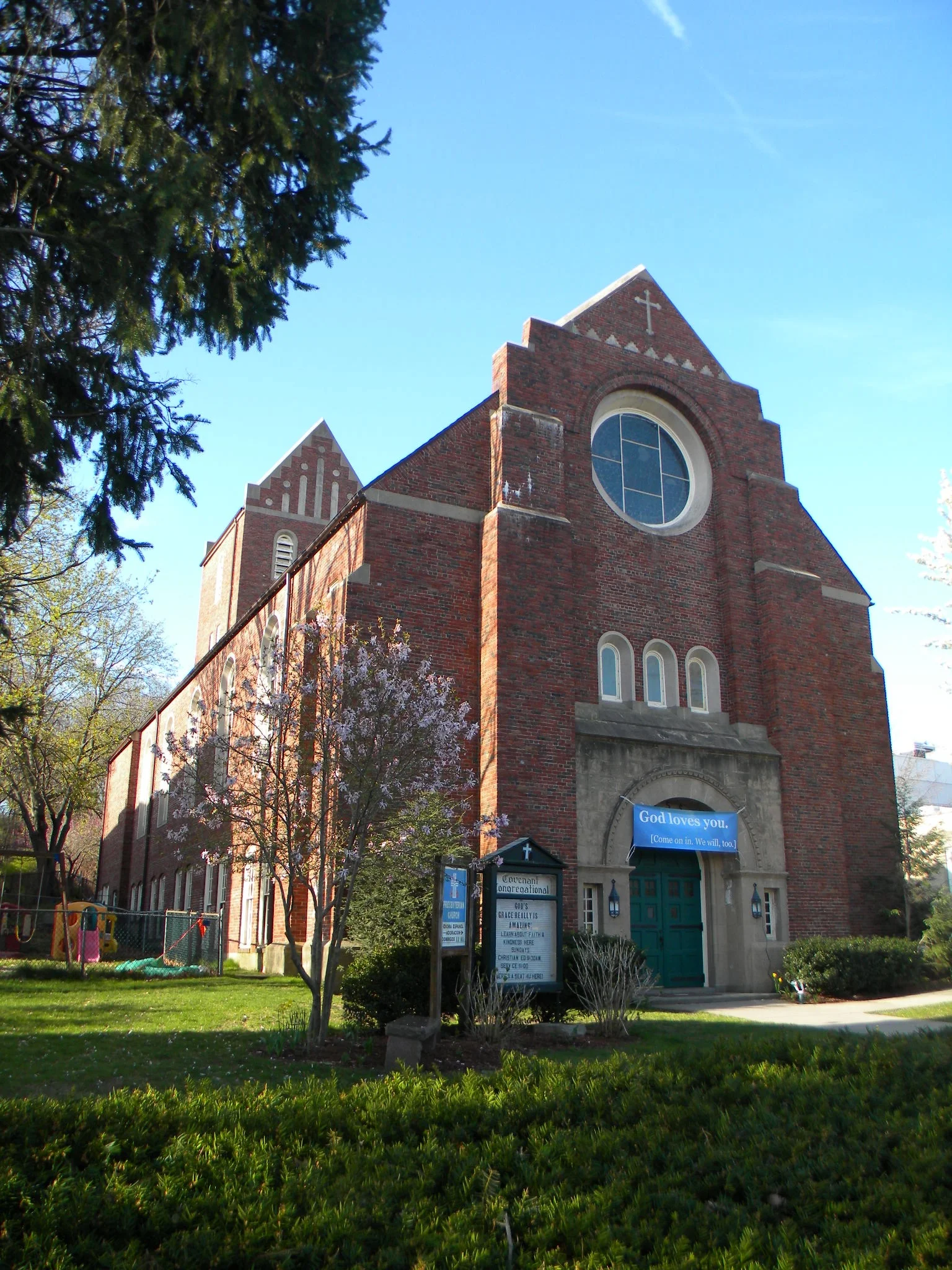 Covenant Congregational Church. Built in 1936. Photograph by Richard Heath