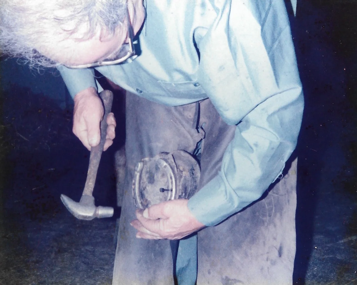 Starting the nail, courtesy of John Lovett