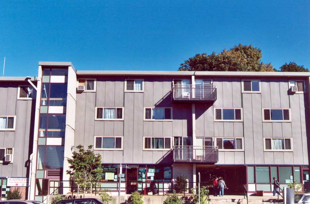 Academy Homes I, view from Columbus Avenue.