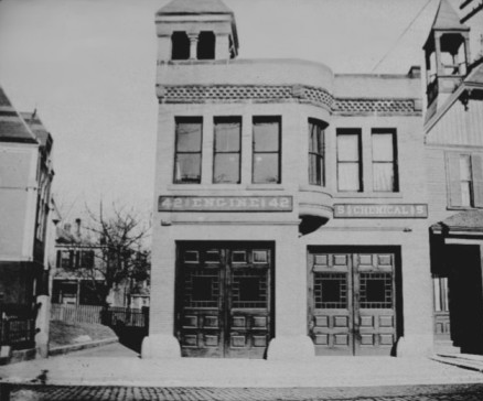 Egleston Square Firehouse. Photograph courtesy of Boston Public Library.