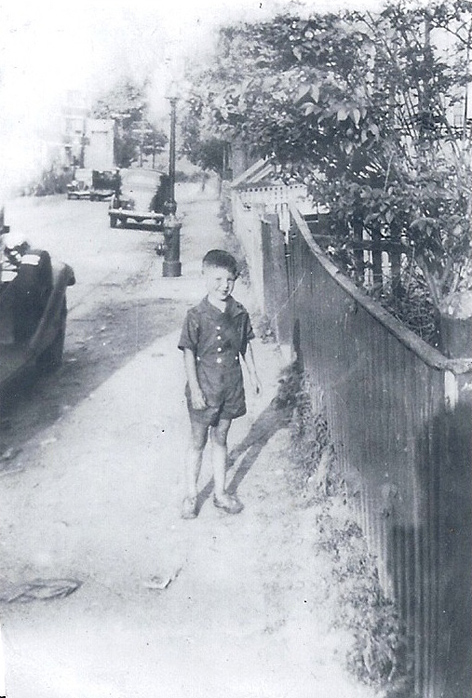 Bob Matthews on Boynton Street in 1939. Courtesy Bob Matthews